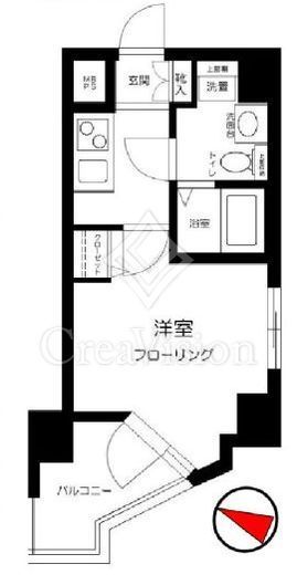 クレアシオン門前仲町　303号室　間取り