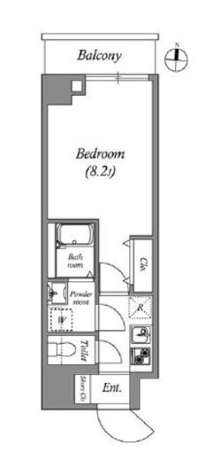 QUALITAS本所吾妻橋 (クオリタス本所吾妻橋)　202号室　間取り