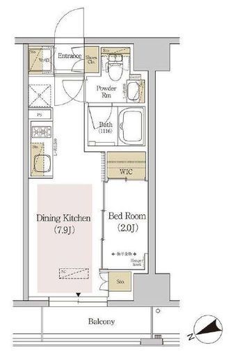 アーバネックス両国　1003号室　間取り