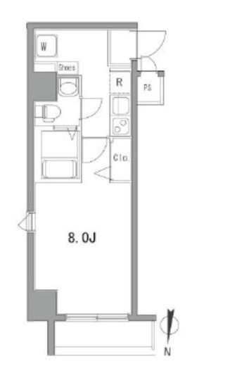 プレストマーロ両国　201号室　間取り