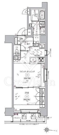 RELUXIA本所吾妻橋 (リルシア本所吾妻橋)　601号室　間取り
