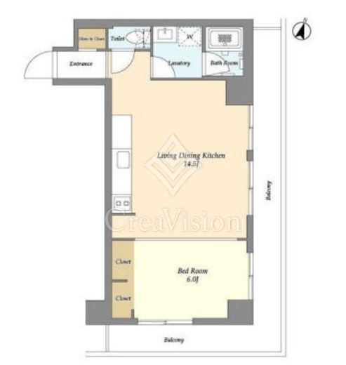 PATH浅草　403号室　間取り