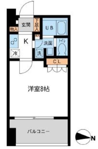サンフル押上1　502号室　間取り