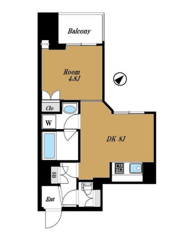 アプレシティ日本橋小伝馬町　603号室　間取り
