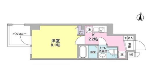 アザレアテラス　403号室　間取り