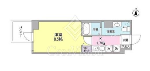 アザレアテラス　501号室　間取り