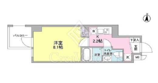 アザレアテラス　202号室　間取り