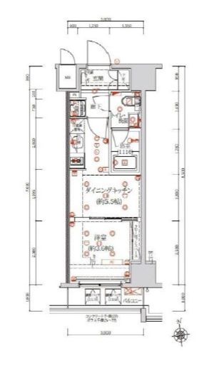 QUALITAS浅草橋 (クオリタス浅草橋)　603号室　間取り
