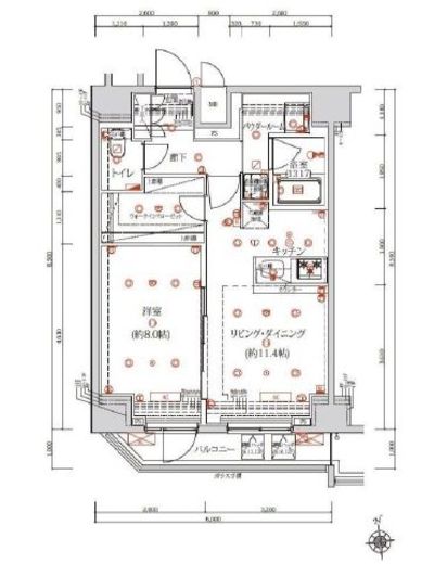 QUALITAS浅草橋 (クオリタス浅草橋)　902号室　間取り