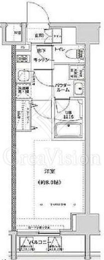 ガレリアレジデンス南千住　303号室　間取り