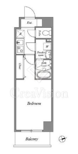 QUALITAS浅草 (クオリタス浅草)　305号室　間取り