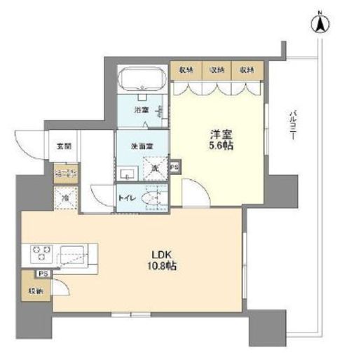 プライマル元浅草4丁目　701号室　間取り