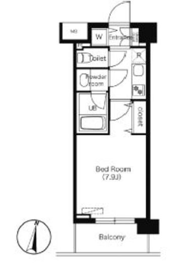 エミリブ下落合　205号室　間取り