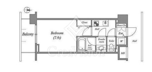 エミリブ下落合　408号室　間取り