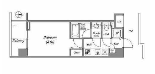 エミリブ下落合　209号室　間取り
