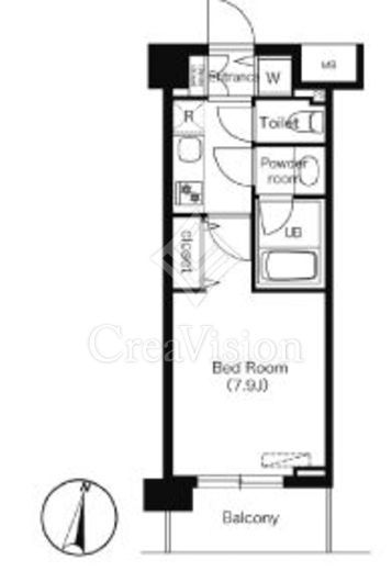 エミリブ下落合　704号室　間取り