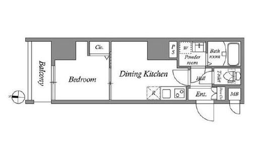 GRAN PASEO菊川Ⅱ (グランパセオ菊川2)　202号室　間取り