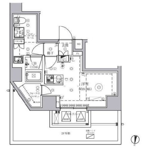 セジョリ東陽町　604号室　間取り