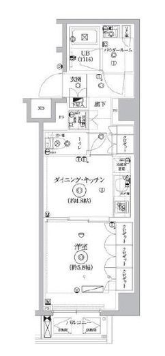 セジョリ東陽町　703号室　間取り