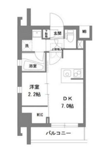 ラグゼナ錦糸町　501号室　間取り