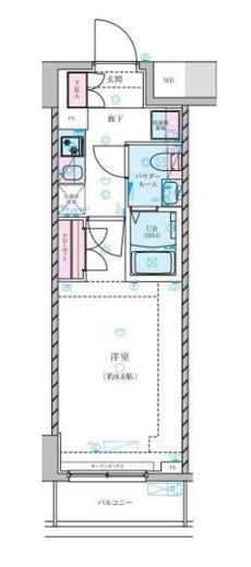 ジェノヴィア両国Ⅵグリーンヴェール　403号室　間取り