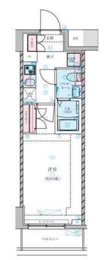 ジェノヴィア両国Ⅵグリーンヴェール　505号室　間取り