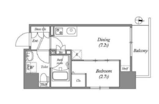 GRAN PASEO森下 (グランパセオ森下)　502号室　間取り