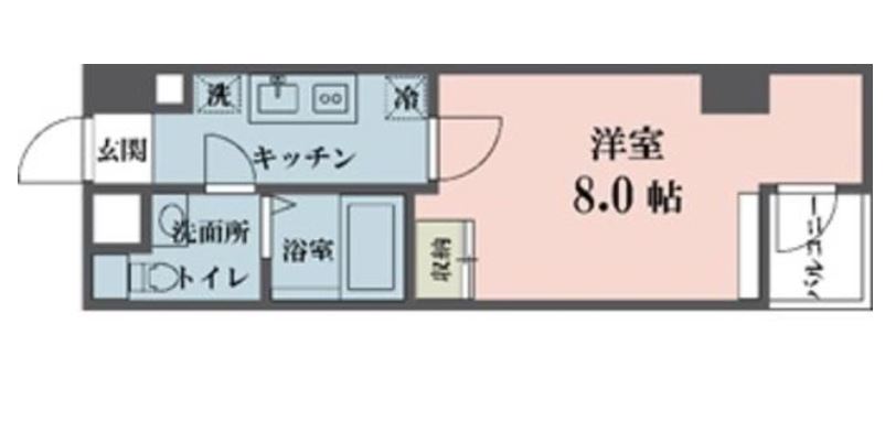 アムス四谷三丁目　403号室　間取り