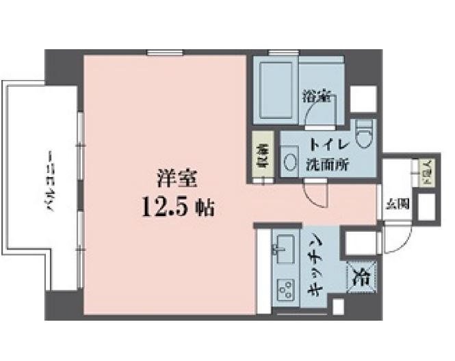 アムス四谷三丁目　506号室　間取り