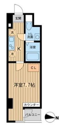 アムス四谷三丁目　902号室　間取り