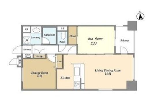 レクセルマンション上野松が谷　602号室　間取り