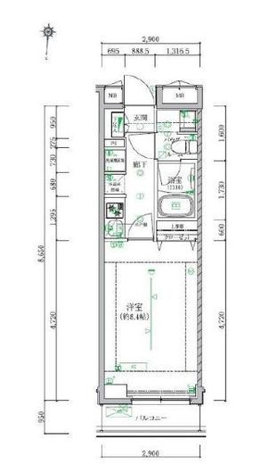 アルテシモラヴィ　302号室　間取り