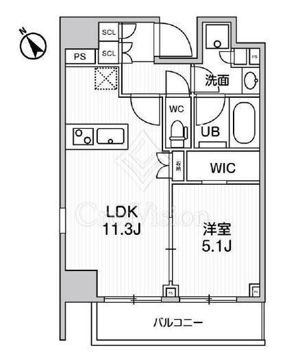 グランドコンシェルジュ浅草橋　201号室　間取り