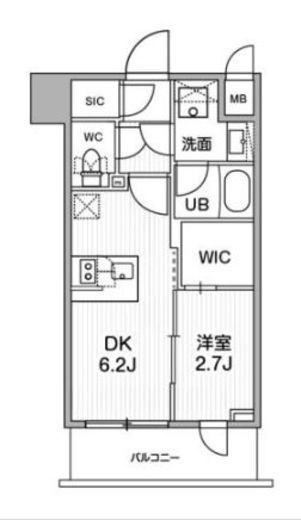 SYFORME木場 (シーフォルム木場)　603号室　間取り