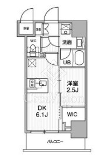 SYFORME木場 (シーフォルム木場)　902号室　間取り