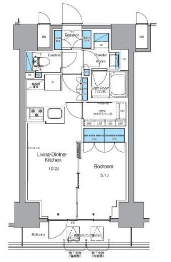 プライムアーバン浅草テラス　603号室　間取り