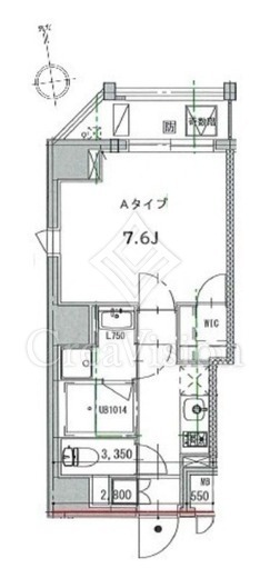 クリアルプレミア浅草橋　602号室　間取り