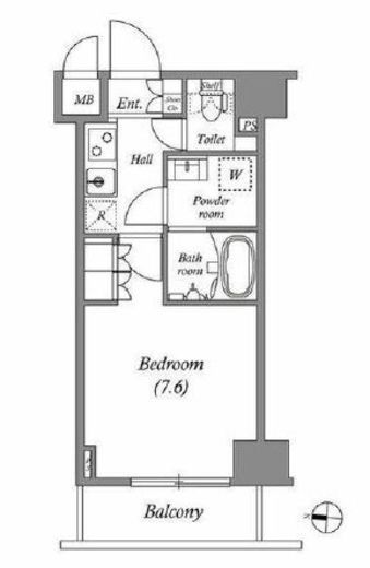 GRAN PASEO両国North (グランパセオ両国ノース)　603号室　間取り