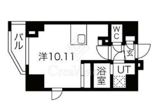 ルネサンスコート両国リバーテラス　402号室　間取り