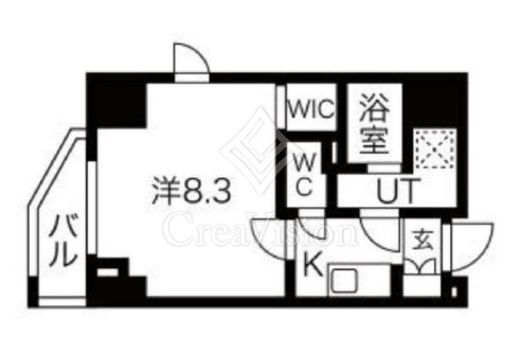 ルネサンスコート両国リバーテラス　701号室　間取り
