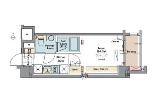 マスターズコート木場公園クレール　901号室　間取り