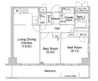 コンフォリア田町　301号室　間取り