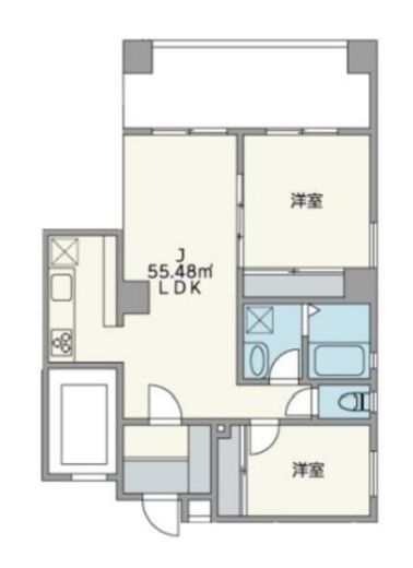 JU TOWER FRONT両国 (ジェーユータワーフロント両国)　604号室　間取り