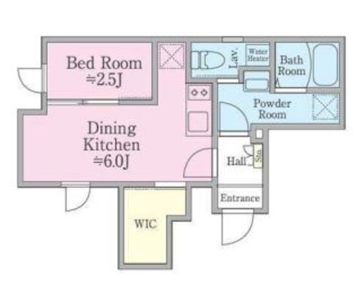 LiveFlat門前仲町 (ライブフラット門前仲町)　401号室　間取り