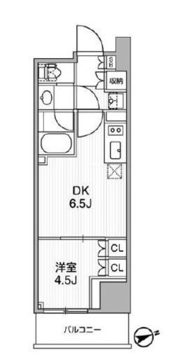 ディームス蔵前Residence　904号室　間取り