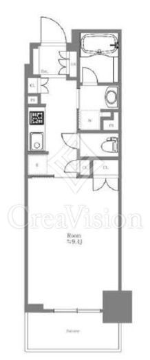 パレステージ大島　1002号室　間取り