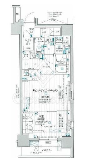パレステージ大島　304号室　間取り