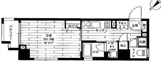 グランドコンシェルジュ早稲田　101号室　間取り