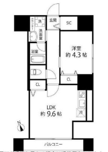 T's garden東陽町 (ティーズガーデン東陽町)　102号室　間取り
