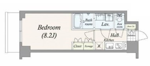 GRAN PASEO本所吾妻橋 (グランパセオ本所吾妻橋)　802号室　間取り
